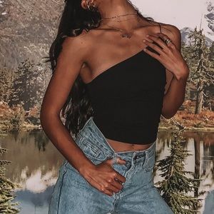 Princess Polly 1 shoulder top size 4